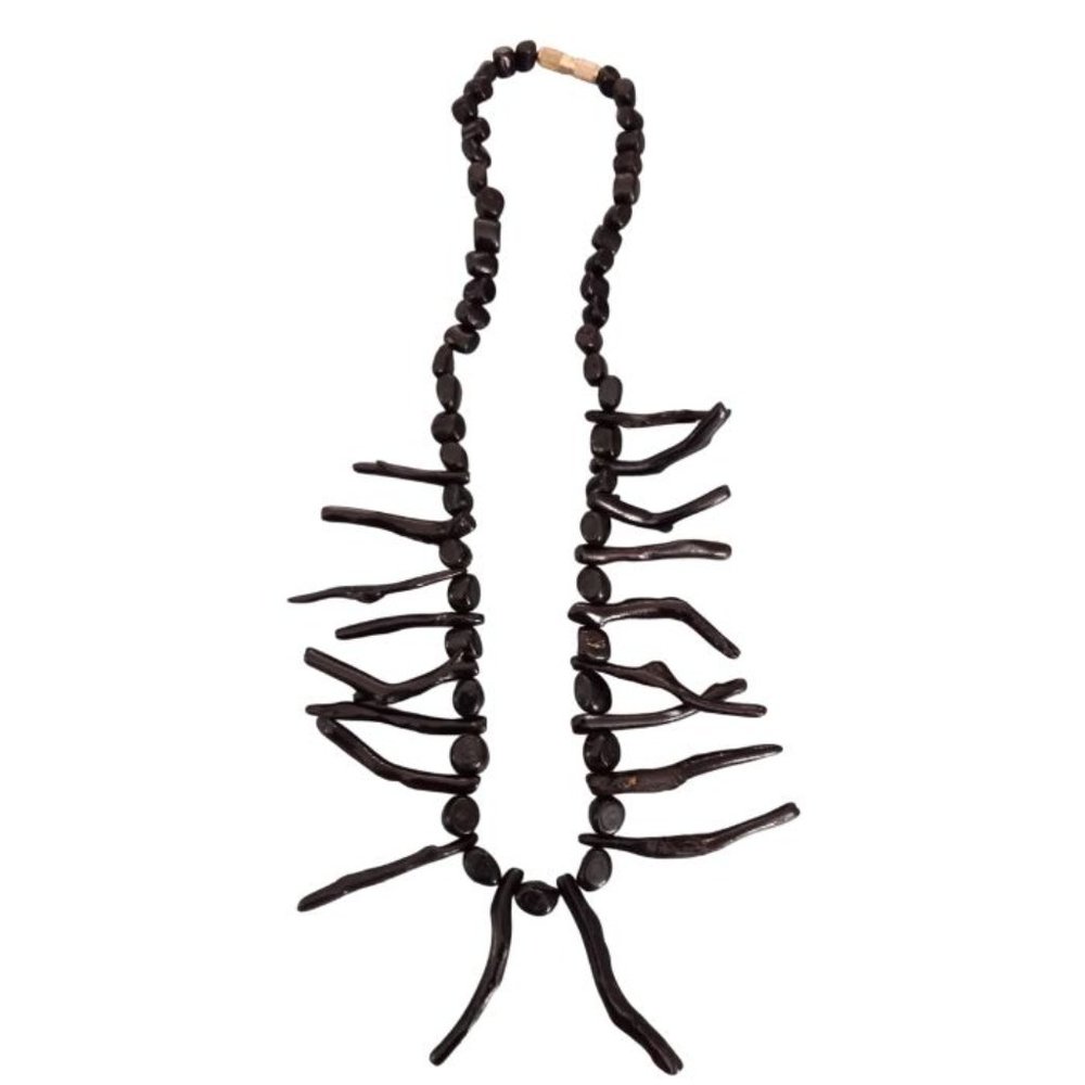 2 for1 Nice costume Turquoise necklace and Black coral look